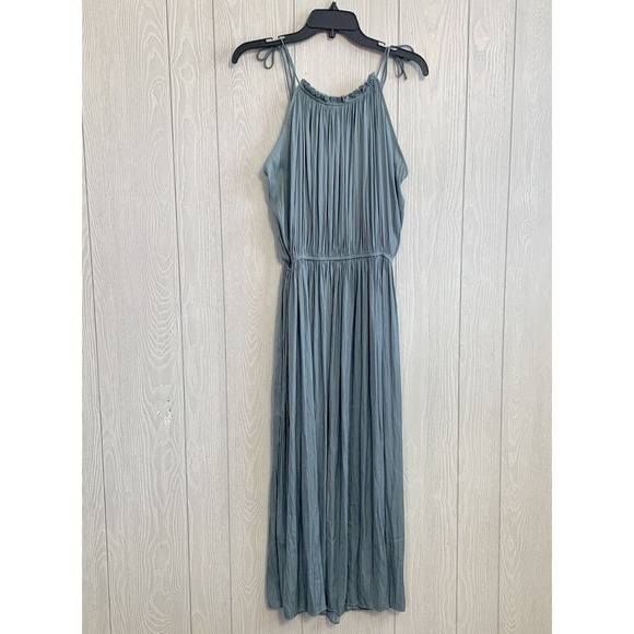 Modern Citizen Aileen Blue Tie Shoulder Midi Dress Small NWOT - Picture 5 of 8